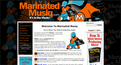 Desktop Screenshot of marinatedmusiq.com